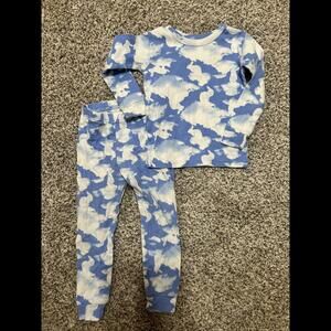 Gap Kids Bunnies and Clouds Pajama Set 3t
